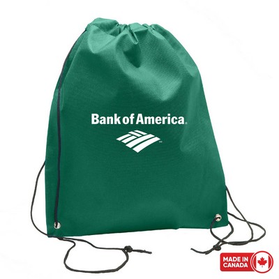 Non-Woven Drawstring Backpack Bag w/ 3-Day Rush Service