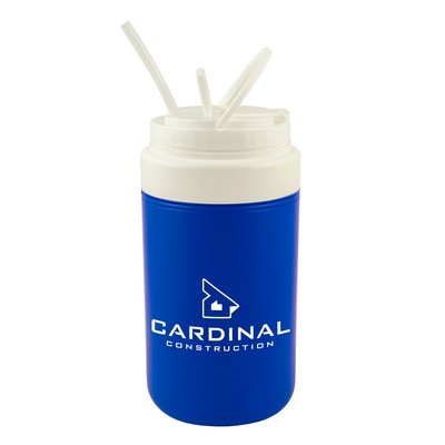 64 Oz. Glacier Cooler Jug with Straw