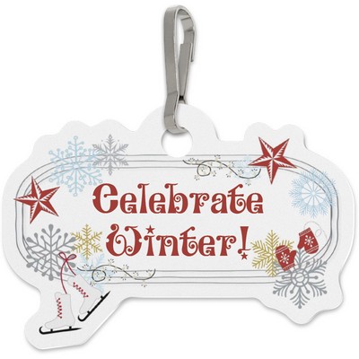 Custom Zipper Pulls (4 sq/in) .030 Compressed Laminated Plastic, Full Colour